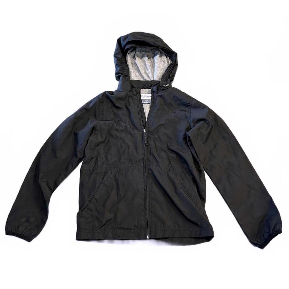 Magellan‎ Youth Jacket With Removable Zipper Hoodie - Black, Youth, Size Small